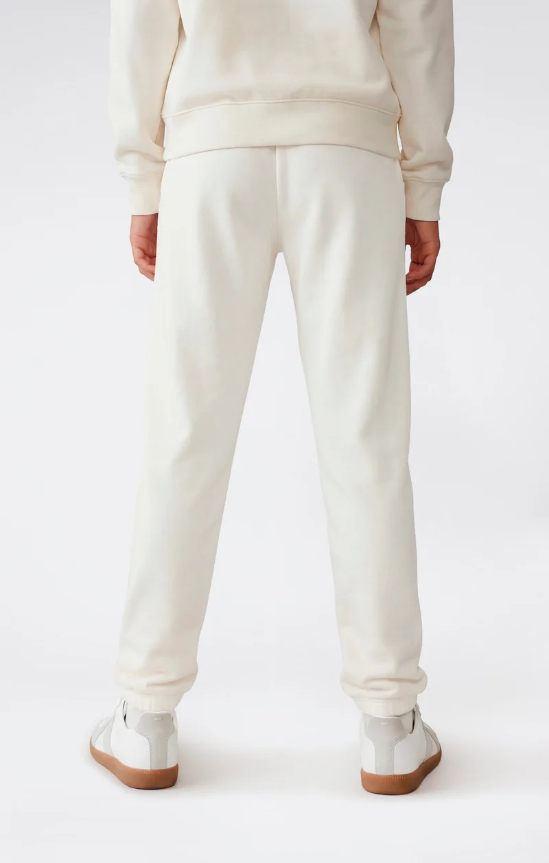 Girls’ Elastic Cuff Pants With Embroidered Logo