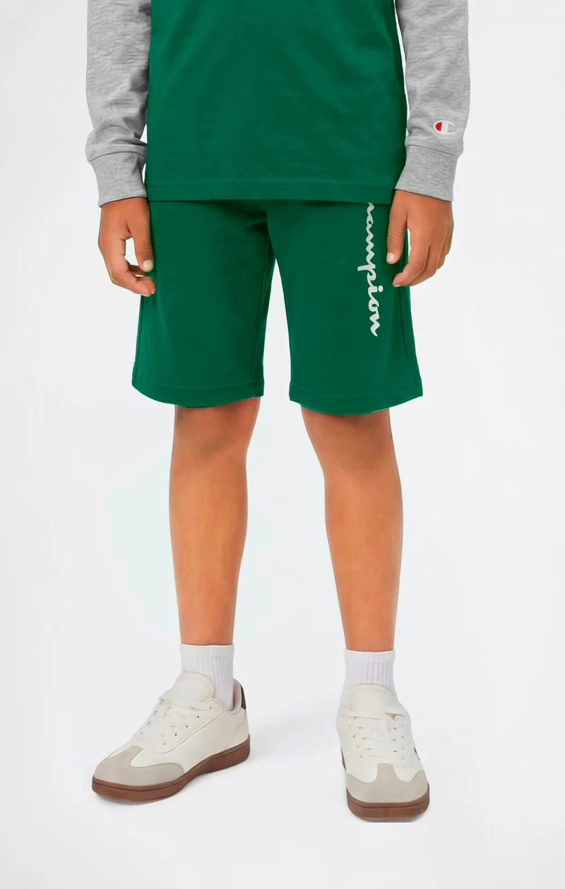 Boys’ Shorts with Maxi Printed Logo