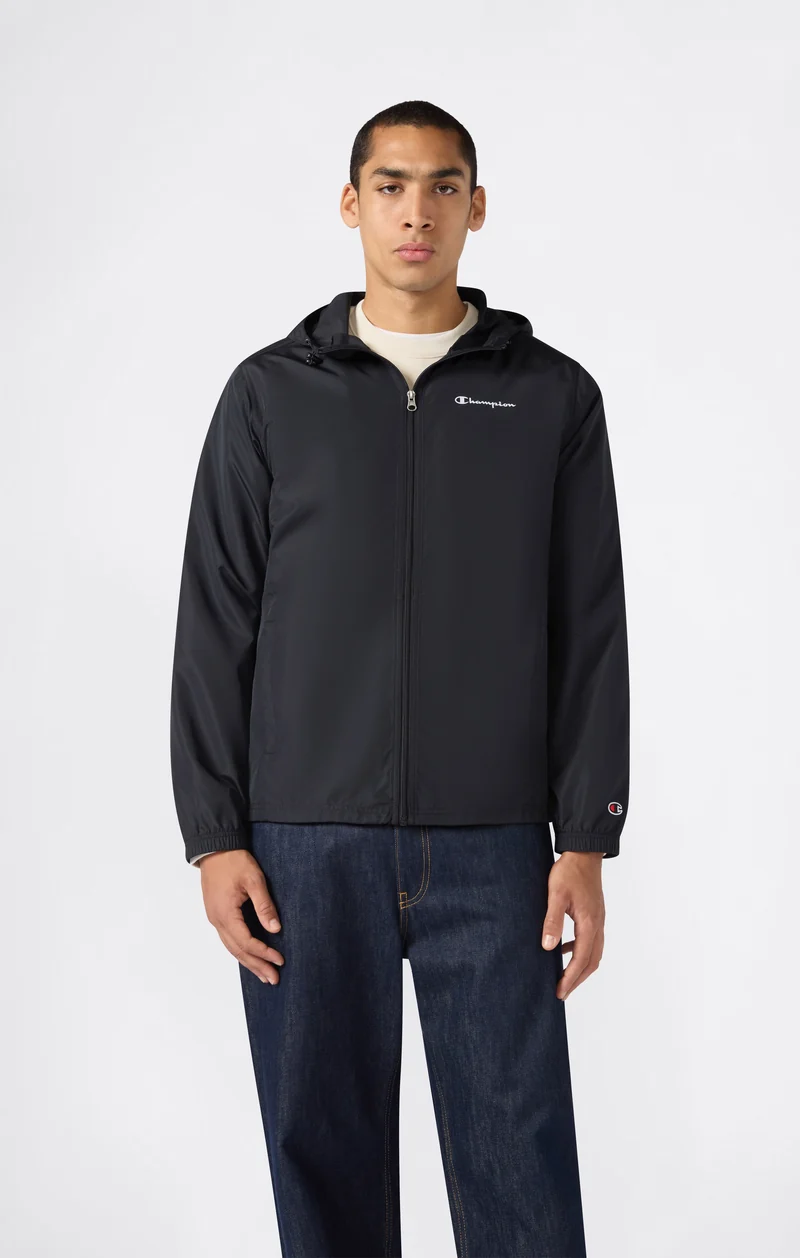 Men’s Lightweight Full Zip Hooded Windbreaker Jacket