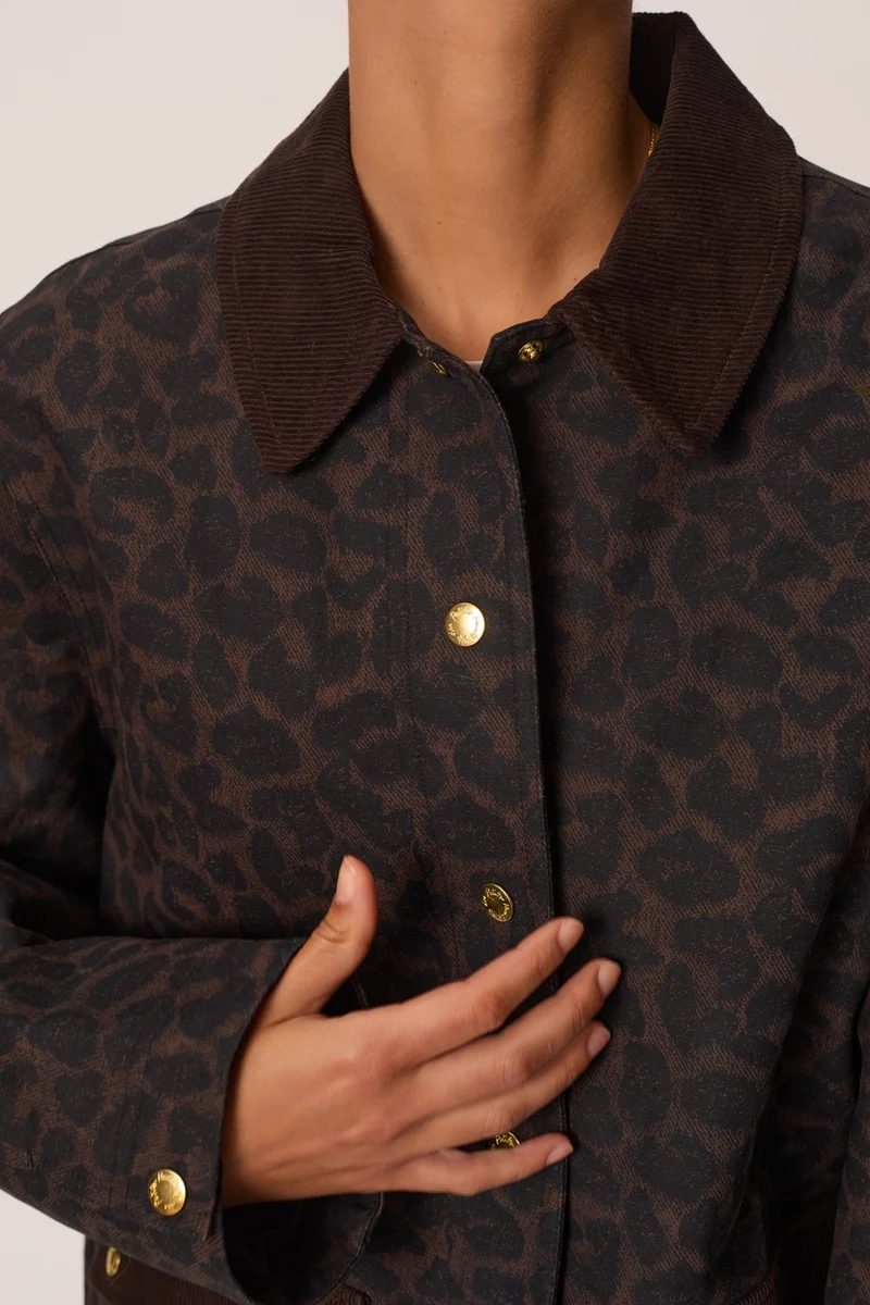 Manteau Yolanda Leopard