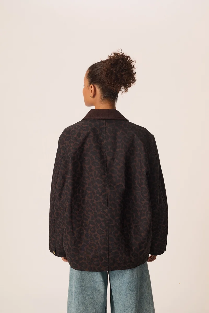 Manteau Yolanda Leopard