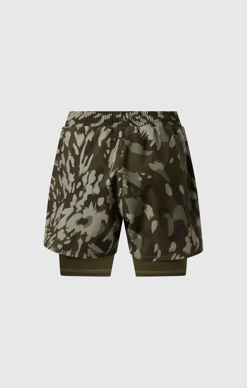 Women's 3" 2-in-1 Compression Shorts Combat