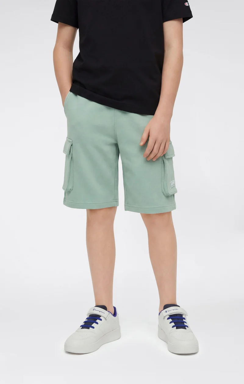 Boys’ Cargo Shorts with Puff Print