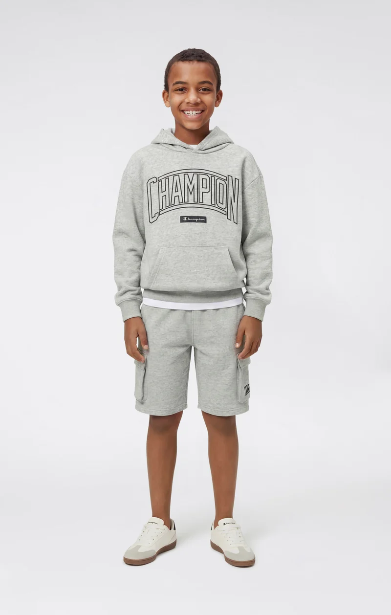 Boys’ Cargo Shorts with Puff Print