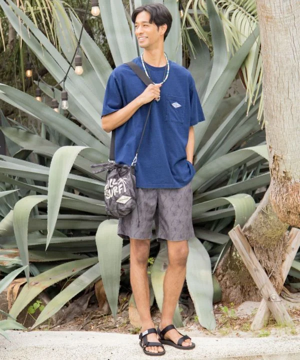 Short décontracté en velours côtelé patchwork SURF&Palms