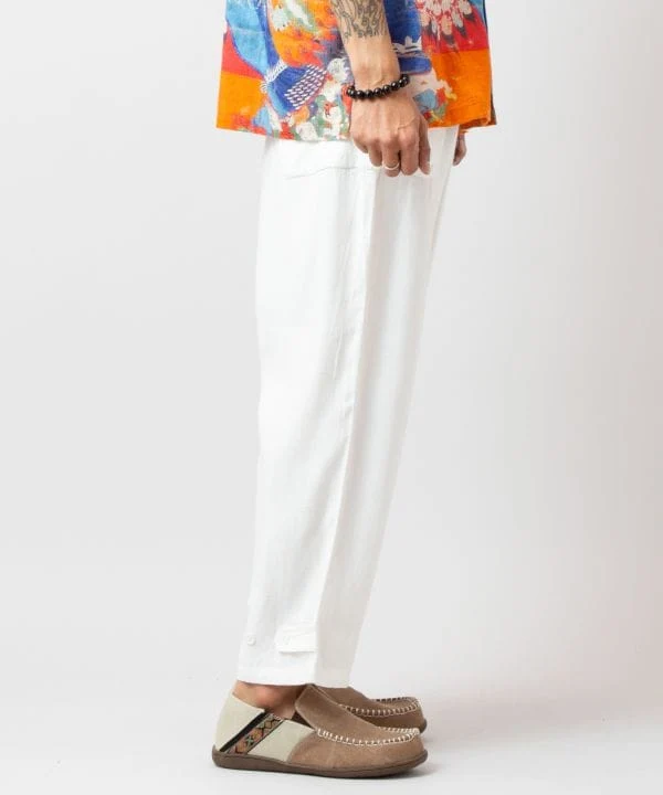 Pantalon droit élégant en satin