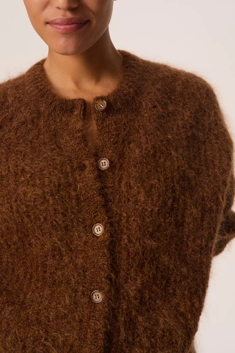 Gilet Alma Cognac Chiné