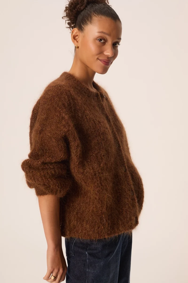 Gilet Alma Cognac Chiné