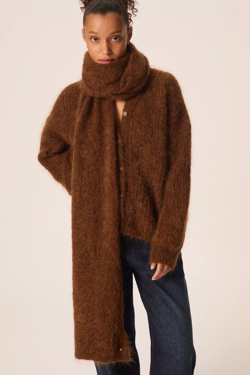 Gilet Alma Cognac Chiné