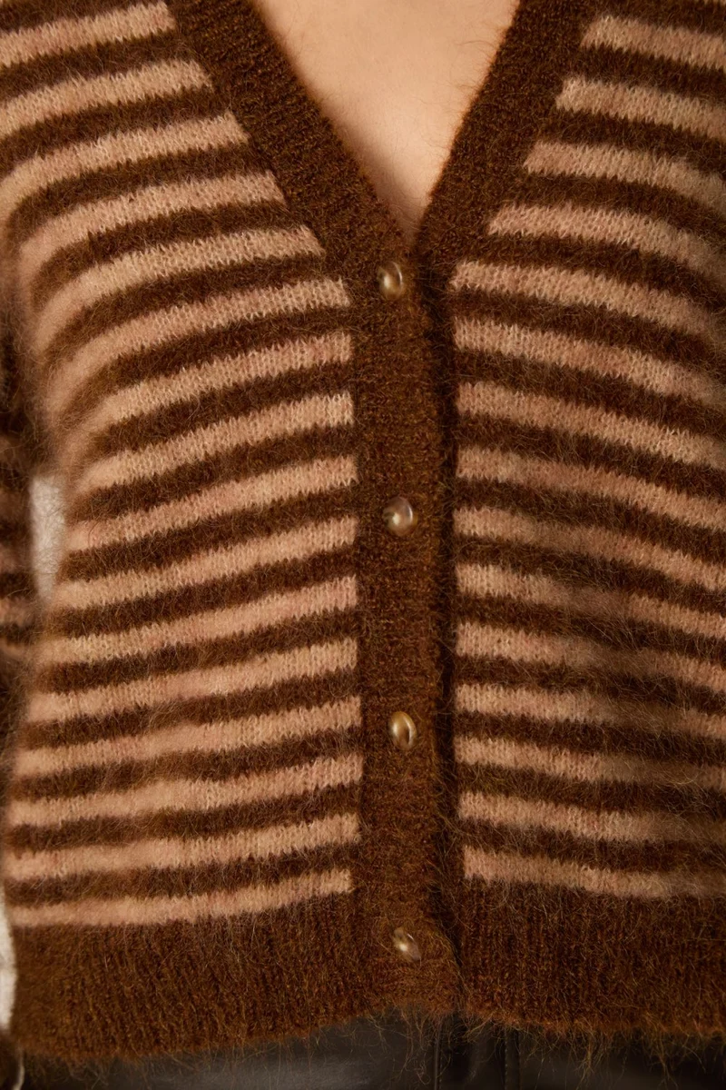 Gilet Alvaro Cognac Chiné Blush Chiné