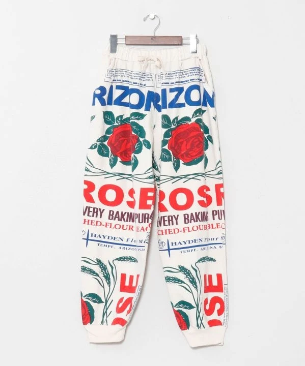 Pantalon de survêtement imprimé publicitaire