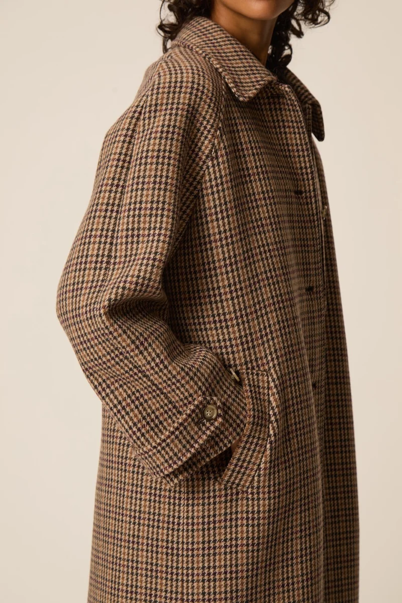 Manteau Yonique Carreau Grand Pa