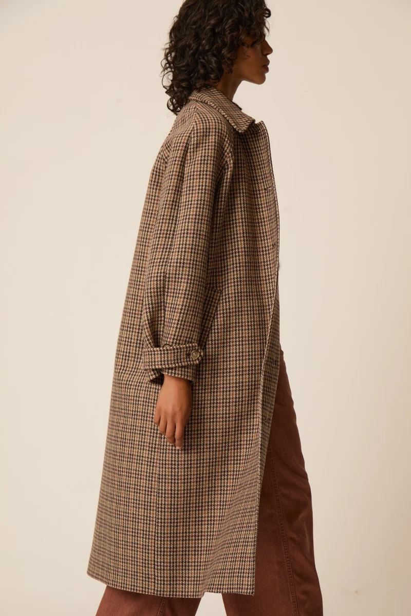 Manteau Yonique Carreau Grand Pa