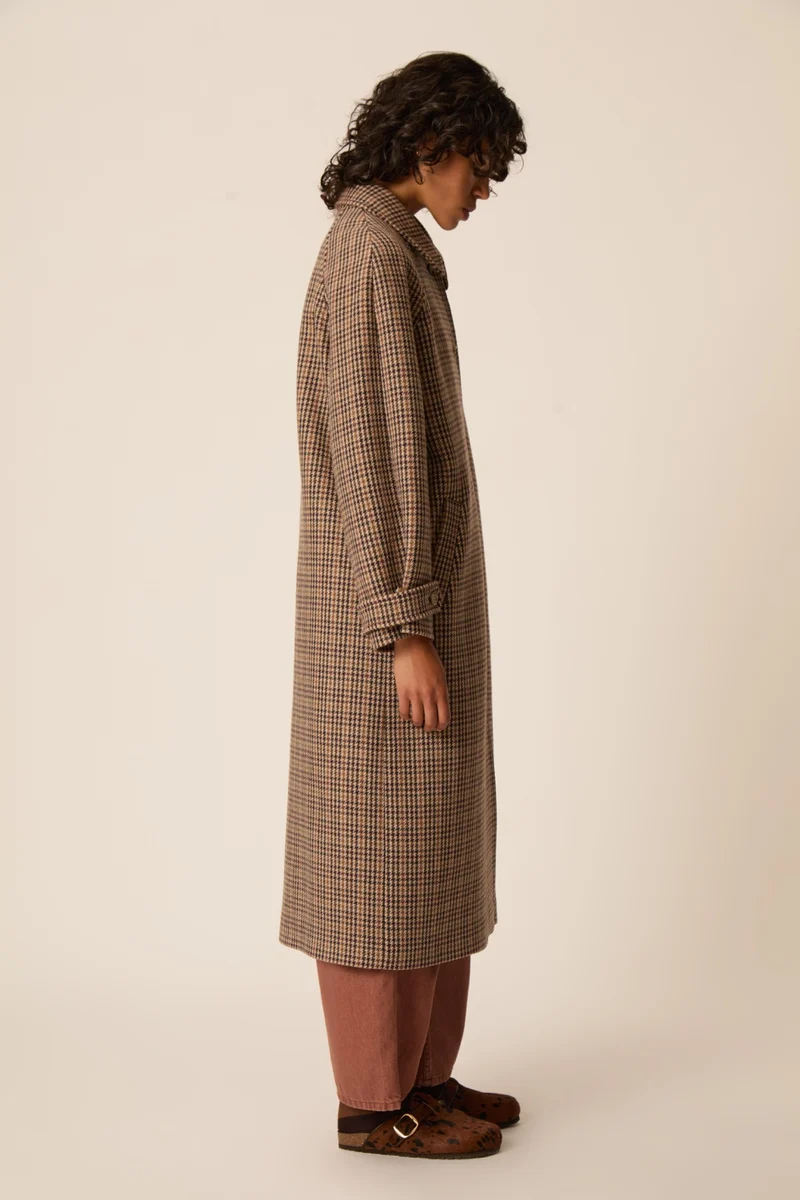 Manteau Yonique Carreau Grand Pa