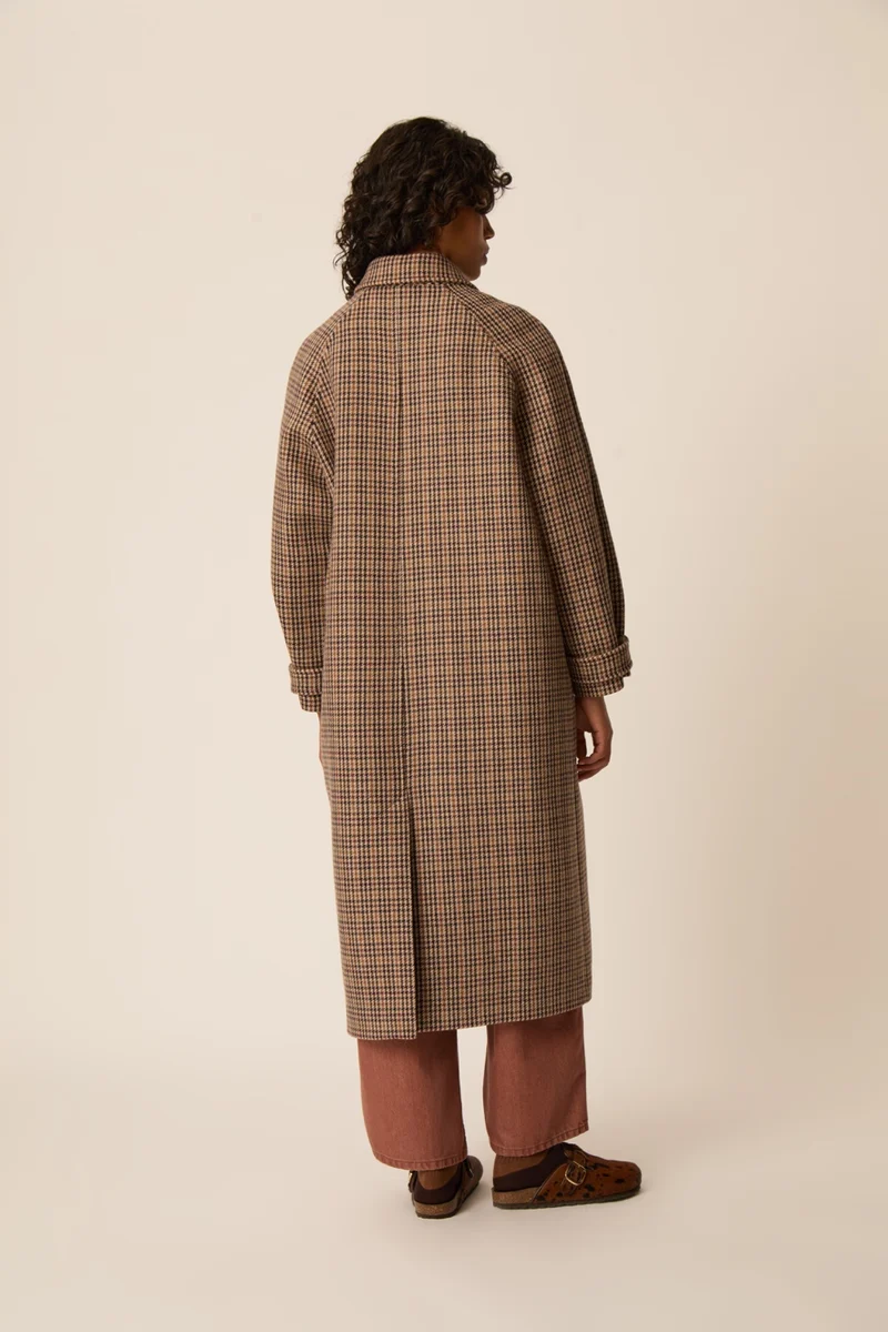 Manteau Yonique Carreau Grand Pa