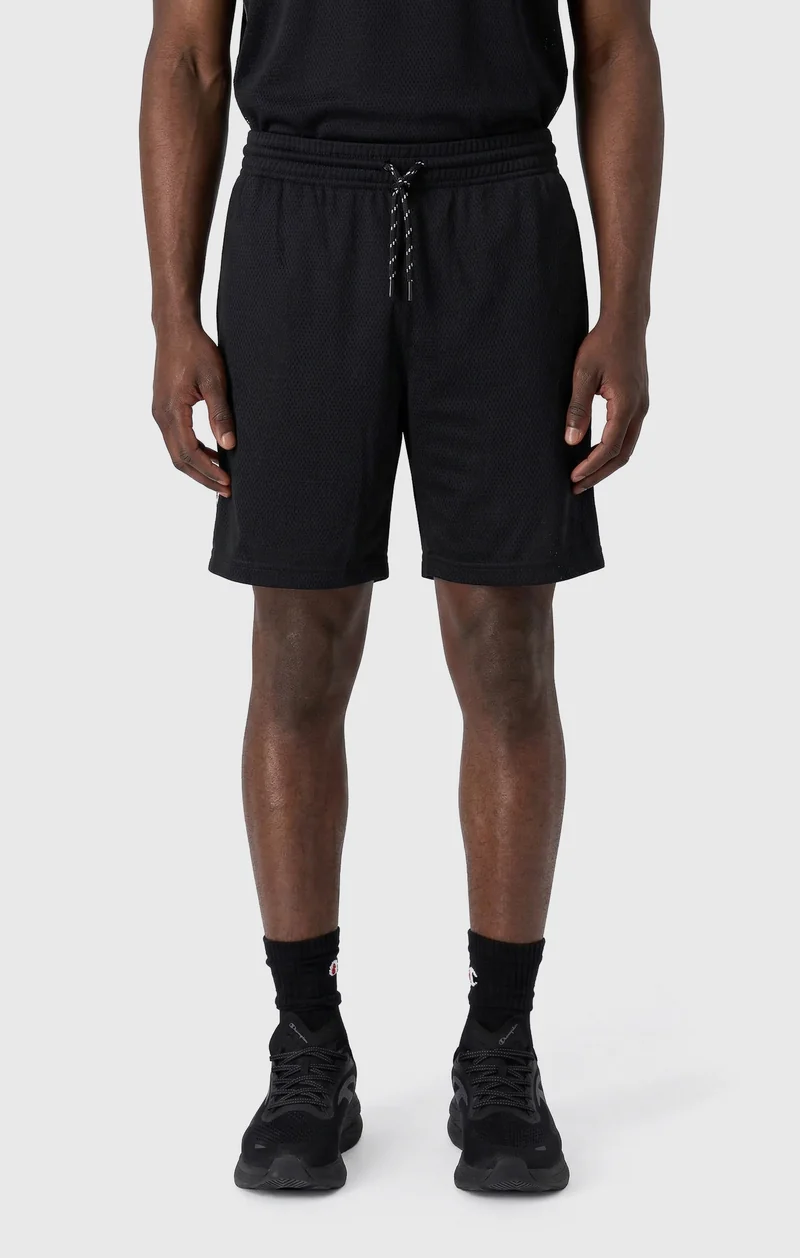 Men’s Mesh Tape Logo Bermuda Shorts
