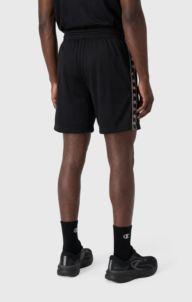 Men’s Mesh Tape Logo Bermuda Shorts