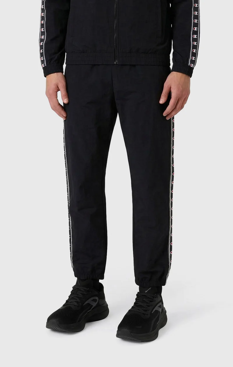 Men’s Track Pants with Elastic Cuffs and Tape Logo