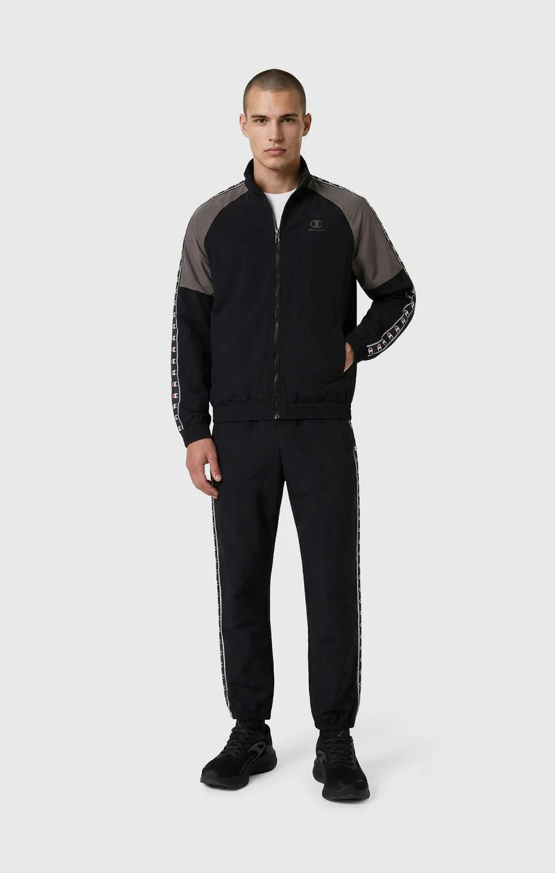 Men’s Track Pants with Elastic Cuffs and Tape Logo