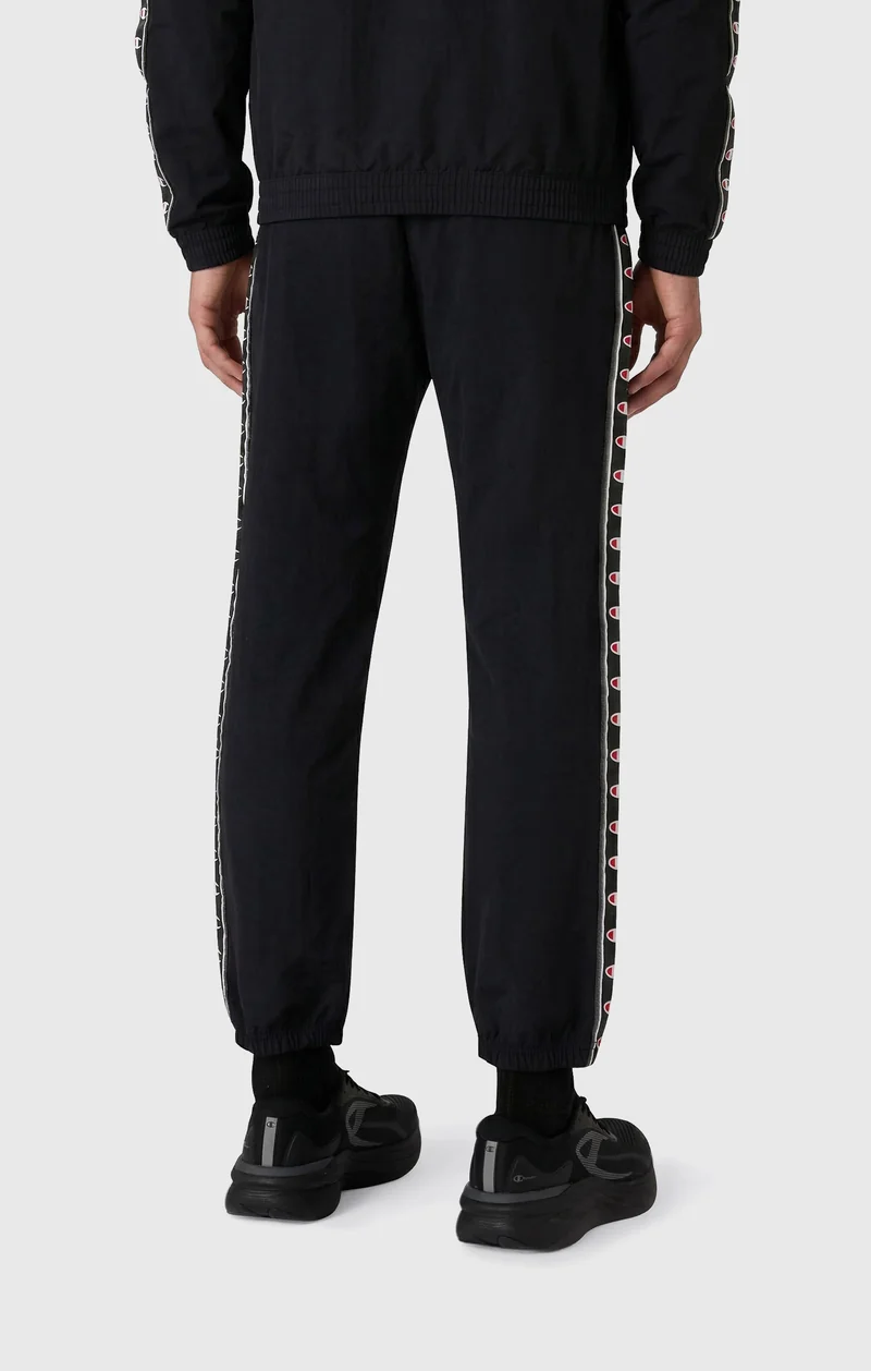Men’s Track Pants with Elastic Cuffs and Tape Logo