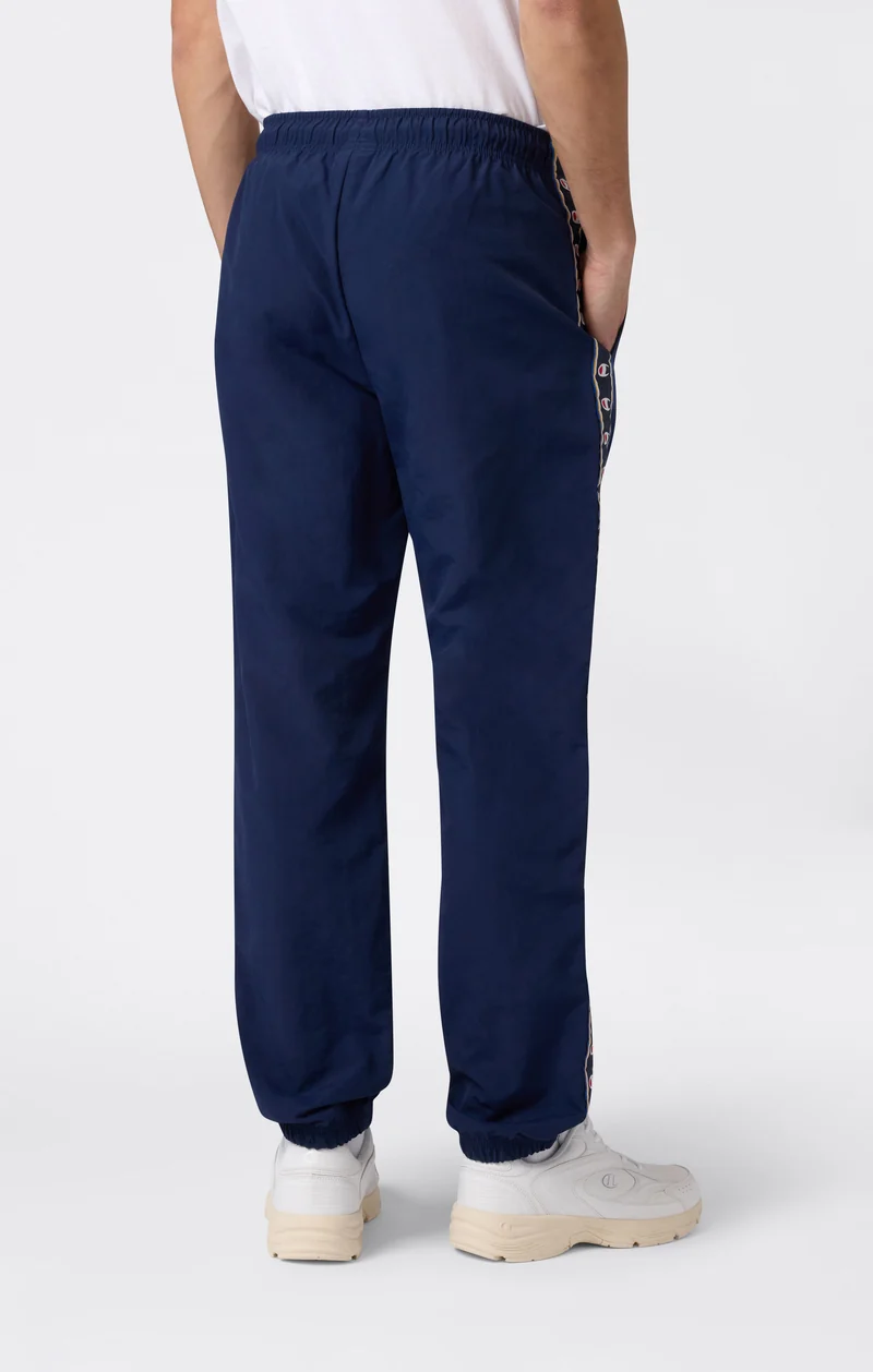 Men’s Track Pants with Elastic Cuffs and Tape Logo