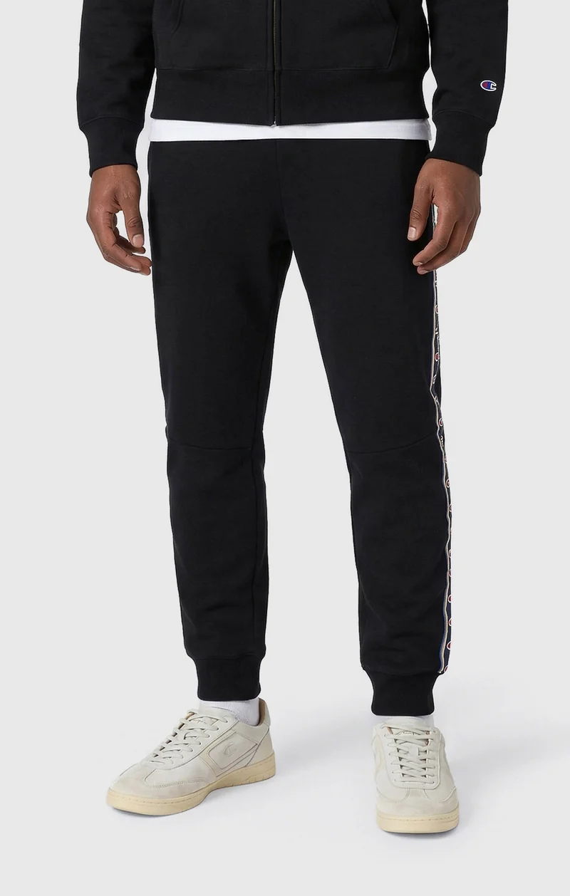 Men’s Interlock Tape Logo Rib Cuff Pants