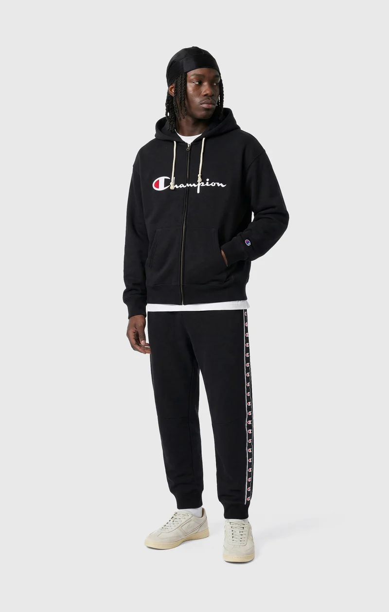 Men’s Interlock Tape Logo Rib Cuff Pants