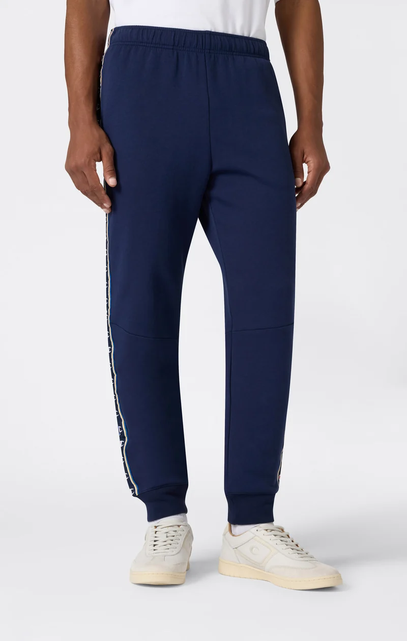Men’s Interlock Tape Logo Rib Cuff Pants