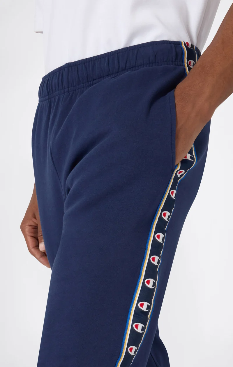 Men’s Interlock Tape Logo Rib Cuff Pants