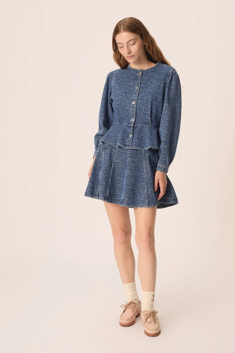 Blouse Lizia Middle Blue