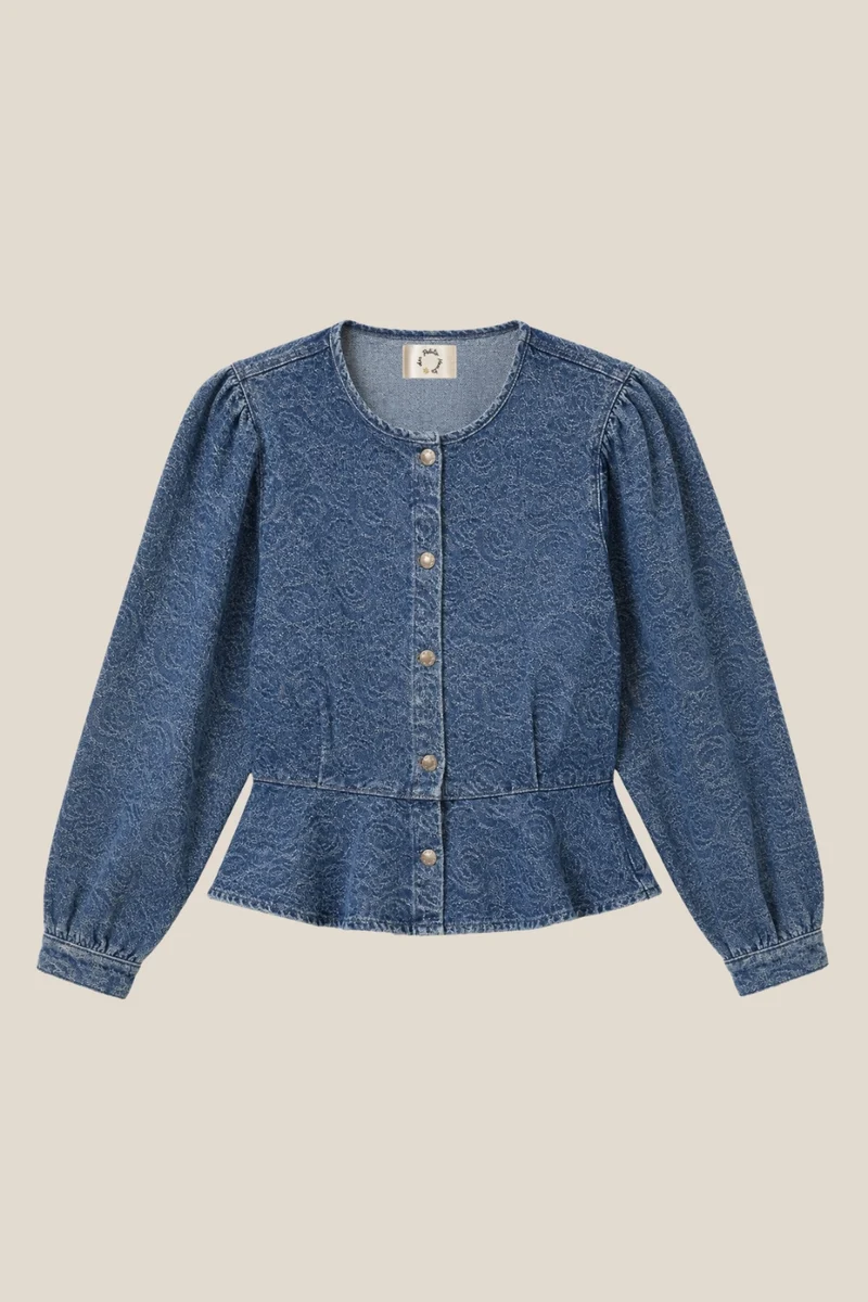Blouse Lizia Middle Blue