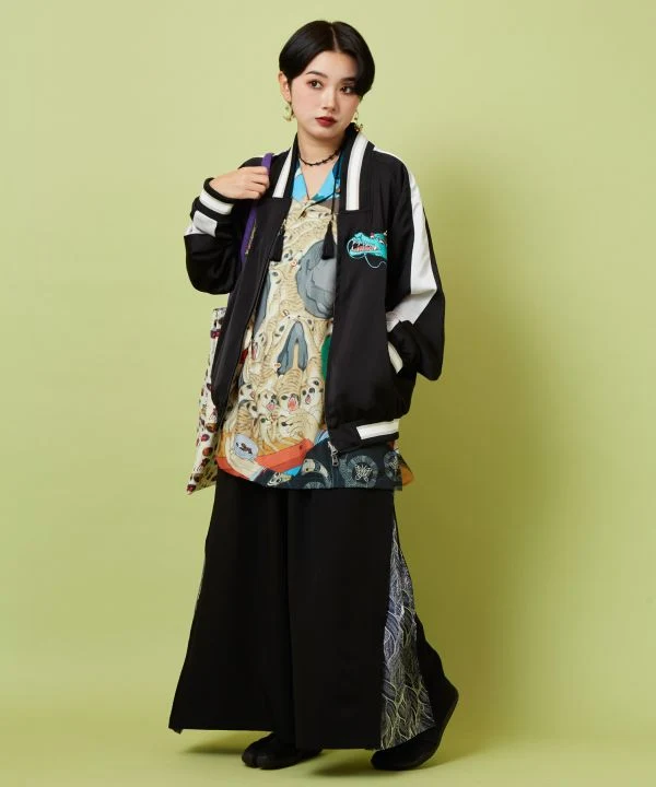 Pantalon large HARUKASUMI HAKKAKE