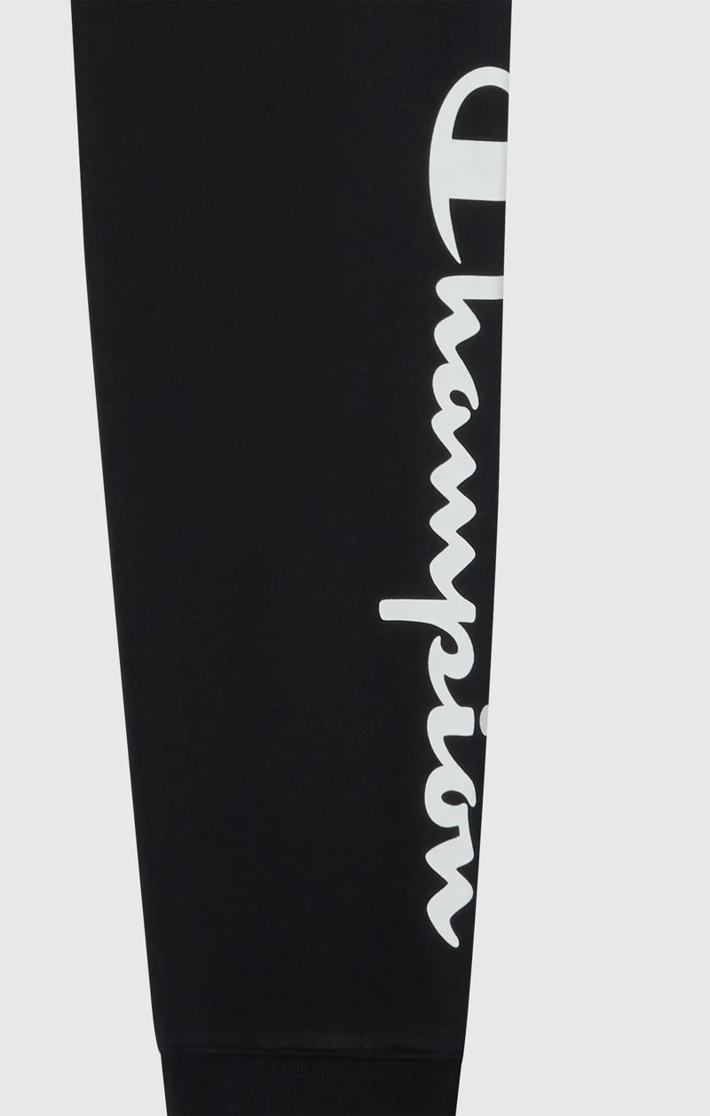 Women’s Lightweight Jogger Pants with Rib Cuffs and Maxi Printed Logo