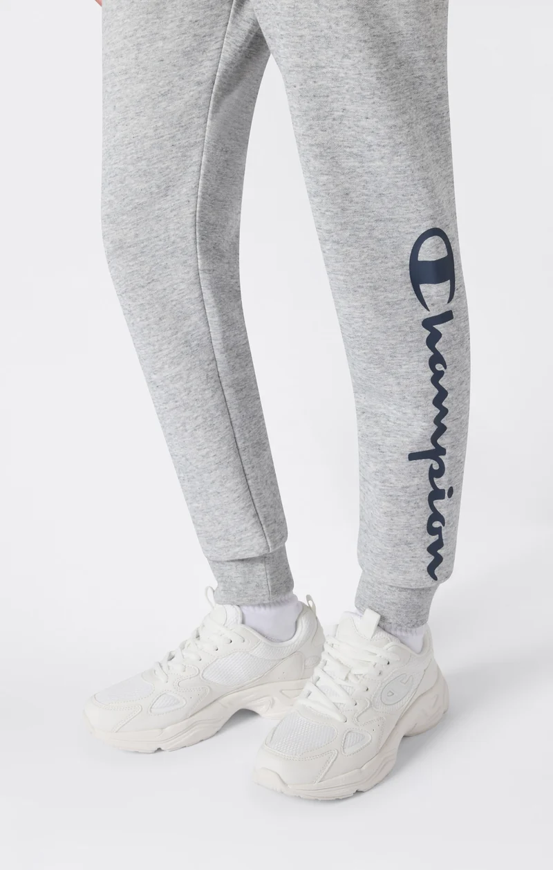 Women’s Lightweight Jogger Pants with Rib Cuffs and Maxi Printed Logo