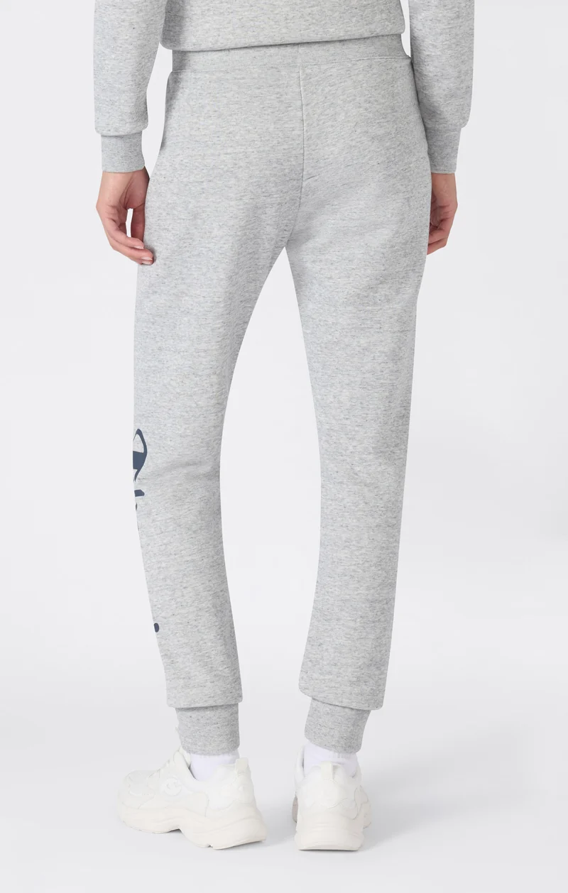 Women’s Lightweight Jogger Pants with Rib Cuffs and Maxi Printed Logo