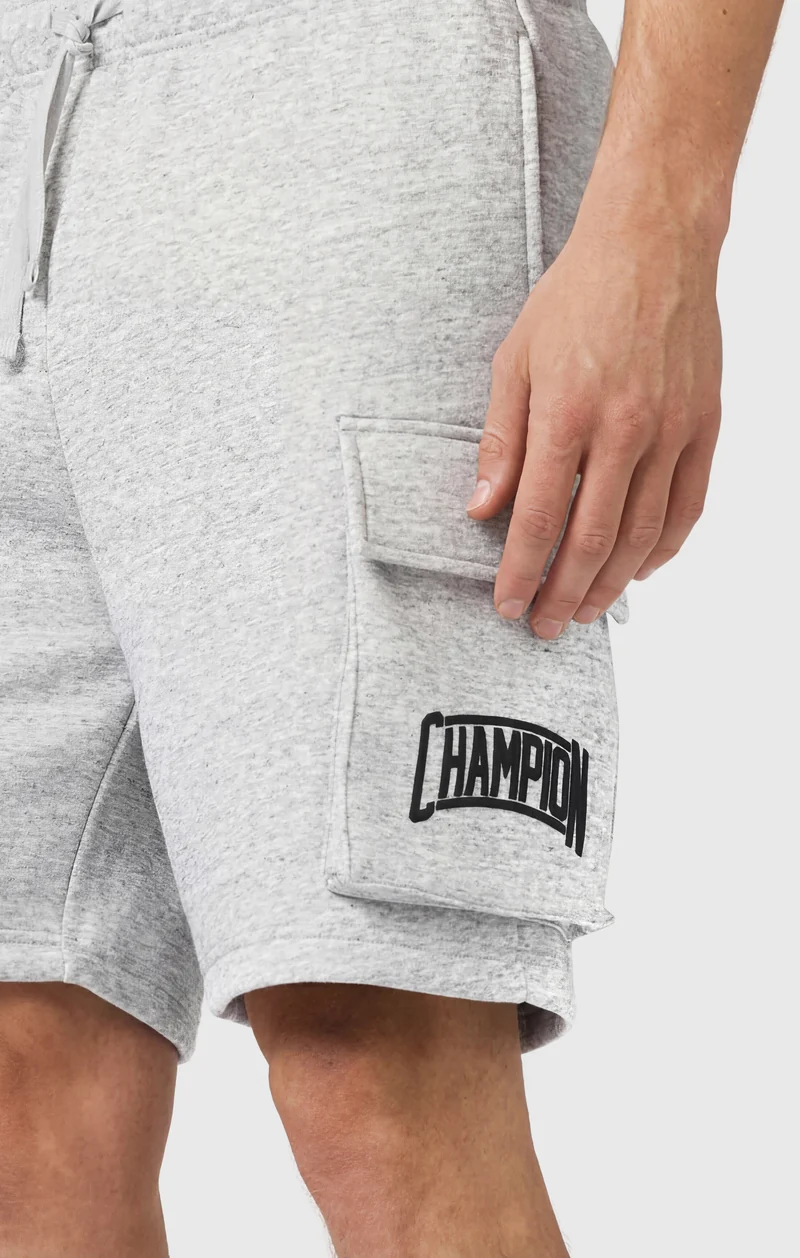 Men’s Cargo Shorts With Brushed Interior And Logo