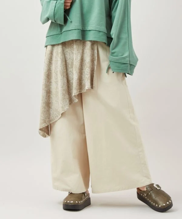 Pantalon bohème asymétrique