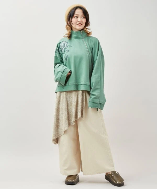 Pantalon bohème asymétrique