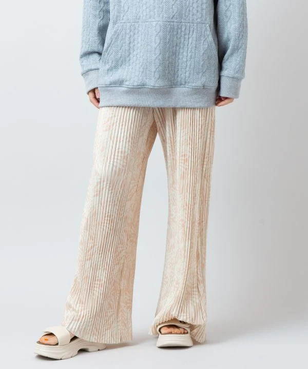 Pantalon botanique plissé