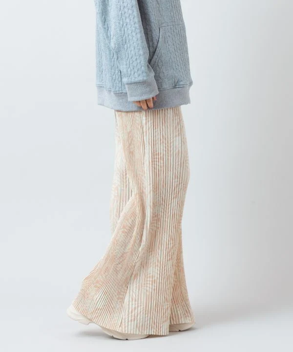 Pantalon botanique plissé