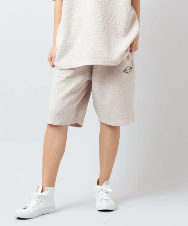 Shorts décontractés en jacquard texturé SURF&Palms pour hommes