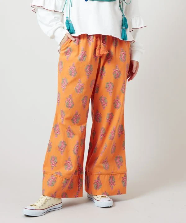 Pantalon élégant à pattes d'éléphant pour femme