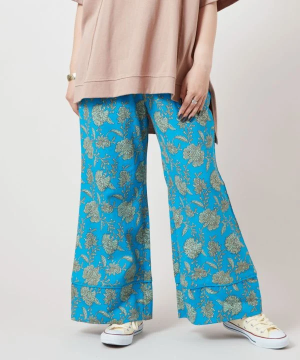 Pantalon élégant à pattes d'éléphant pour femme
