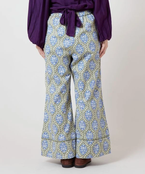 Pantalon élégant à pattes d'éléphant pour femme