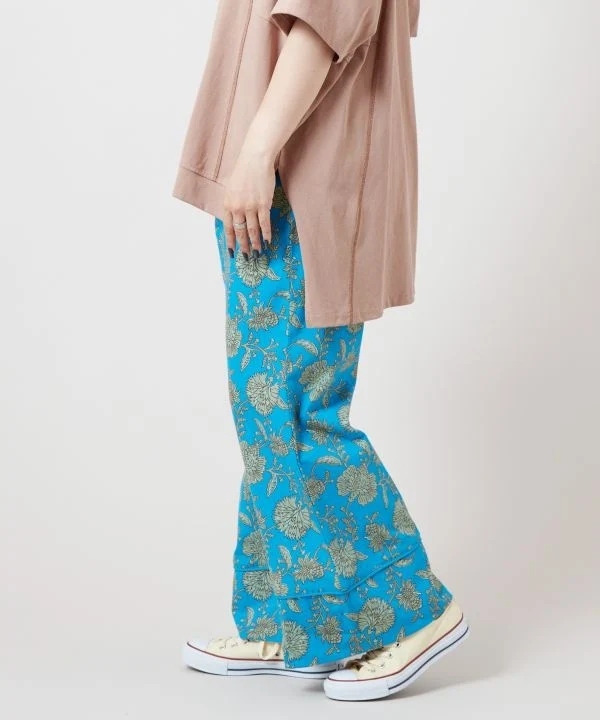 Pantalon élégant à pattes d'éléphant pour femme