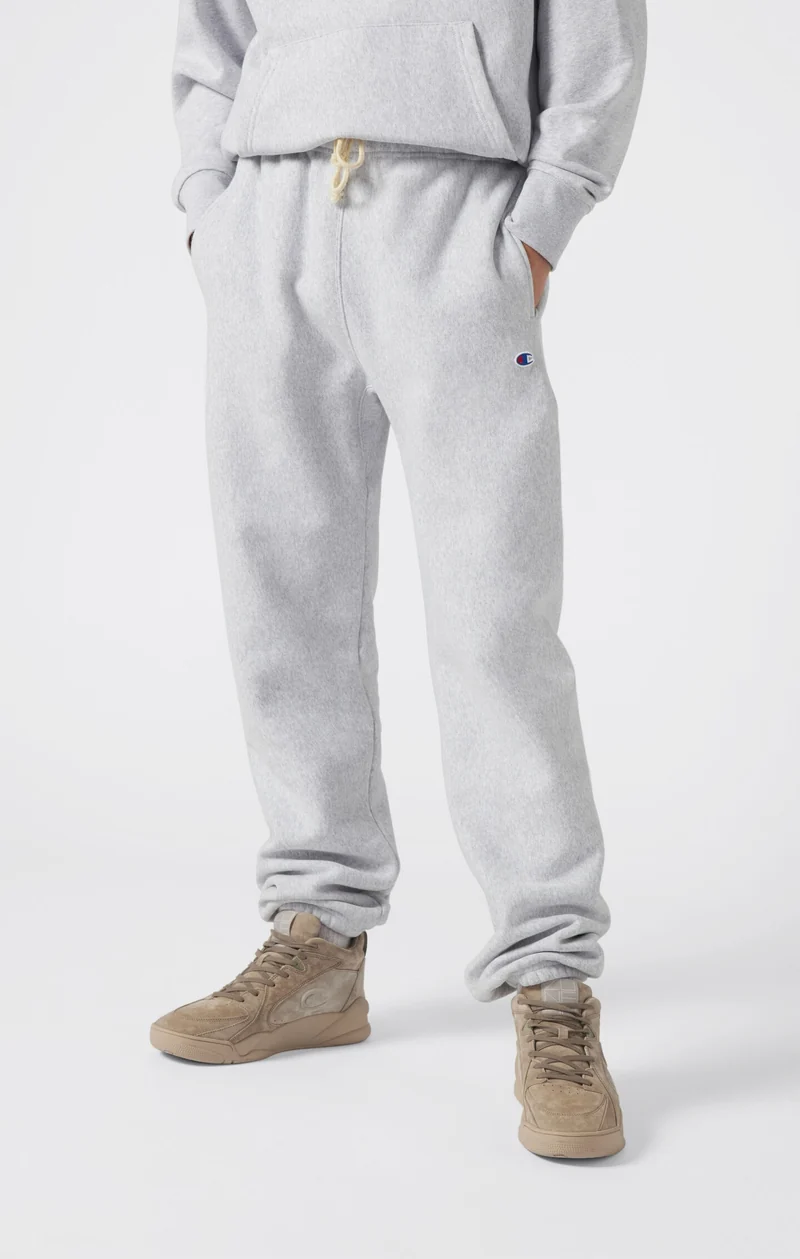 Men’s Heavyweight Fleece Jogger Pants Reverse Weave Loose Fit