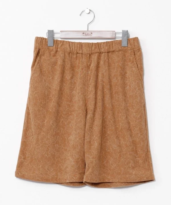Short en velours côtelé doux SURF＆Palms pour homme