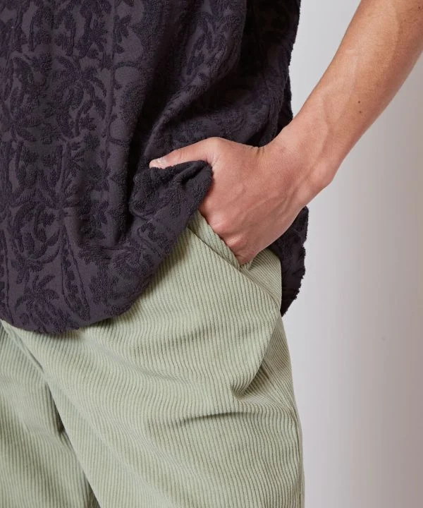 Short en velours côtelé doux SURF＆Palms pour homme