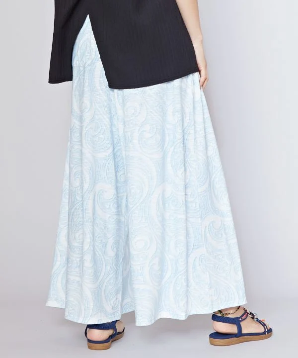 Pantalon large à fleurs