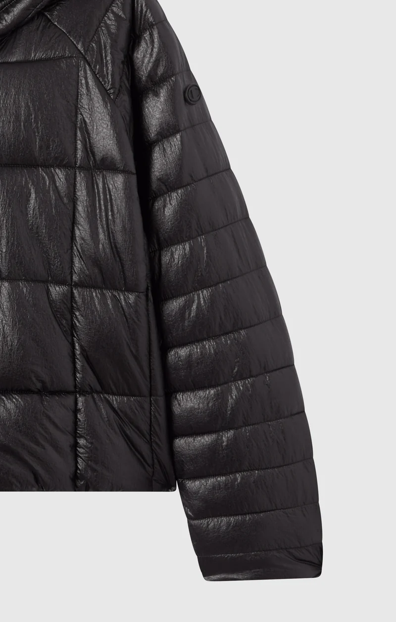 Women’s Shiny Hooded Puffer Jacket